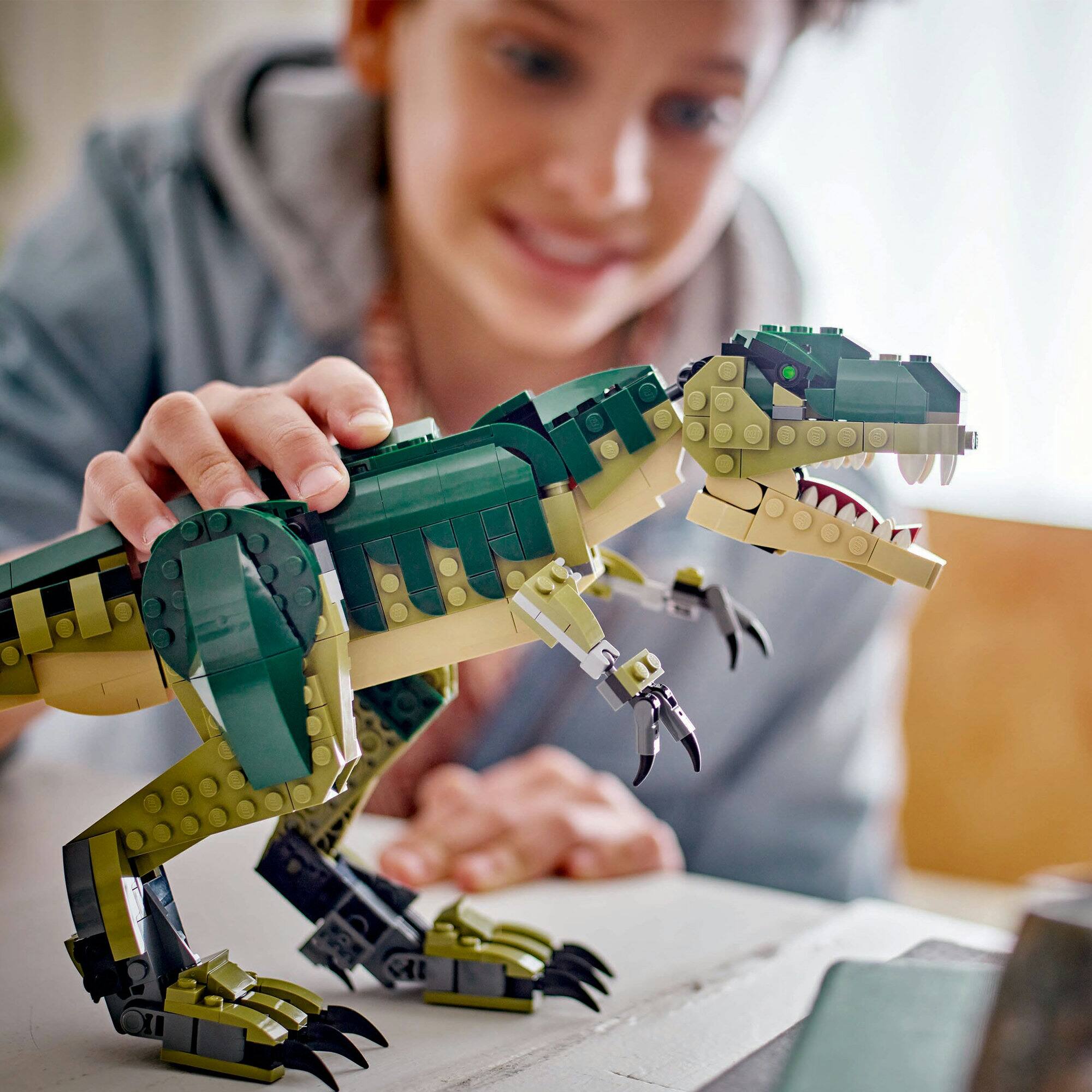 LEGO® Creator 3in1 T. rex, Dinosaur Toy for Kids 31151
